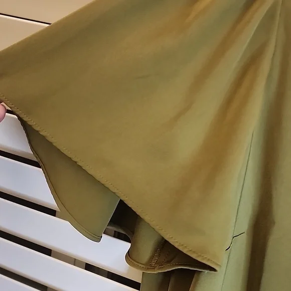 michael kors short sleeve blouse green blouse  Lg - Picture 4 of 7